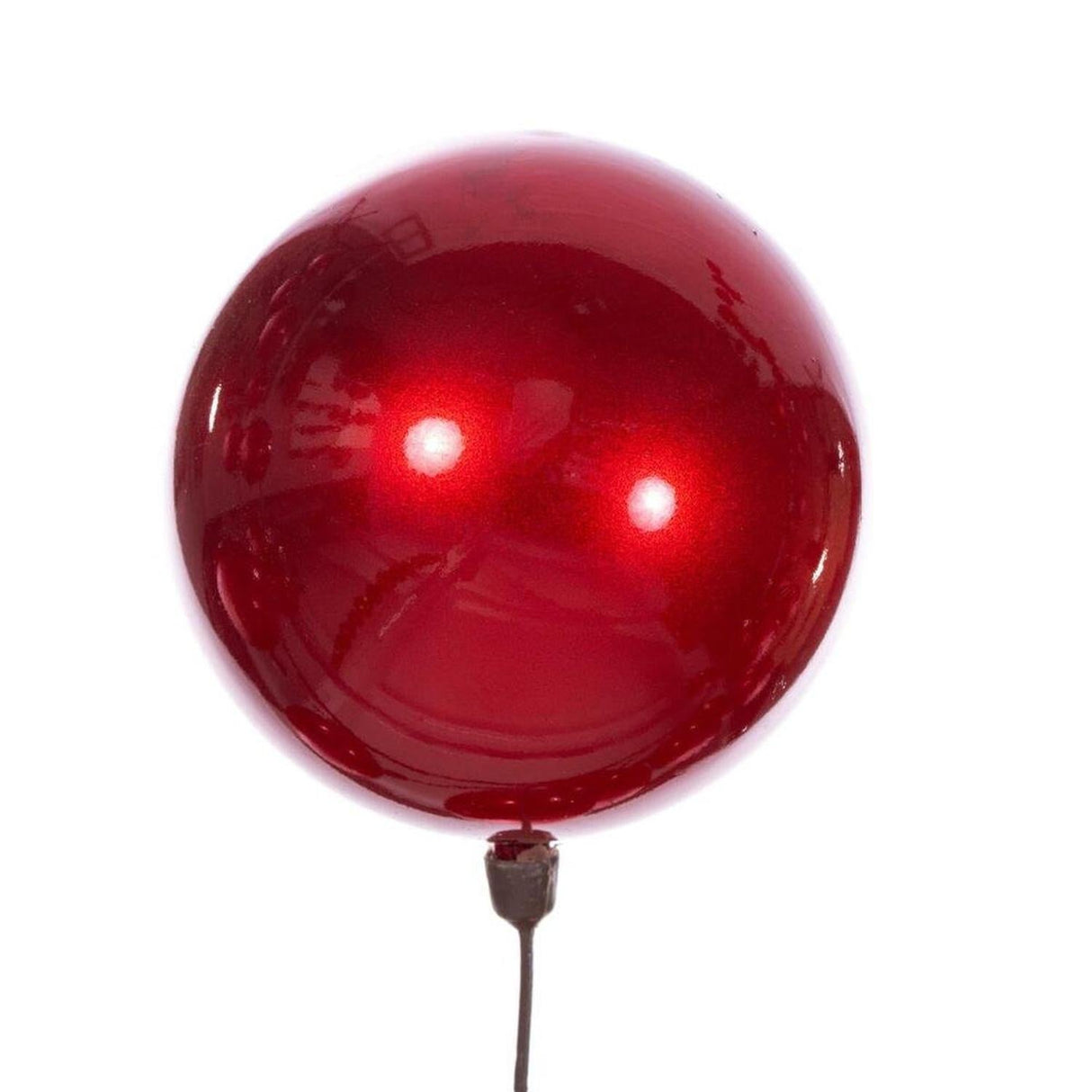 10' Red Ball Ornament Garland