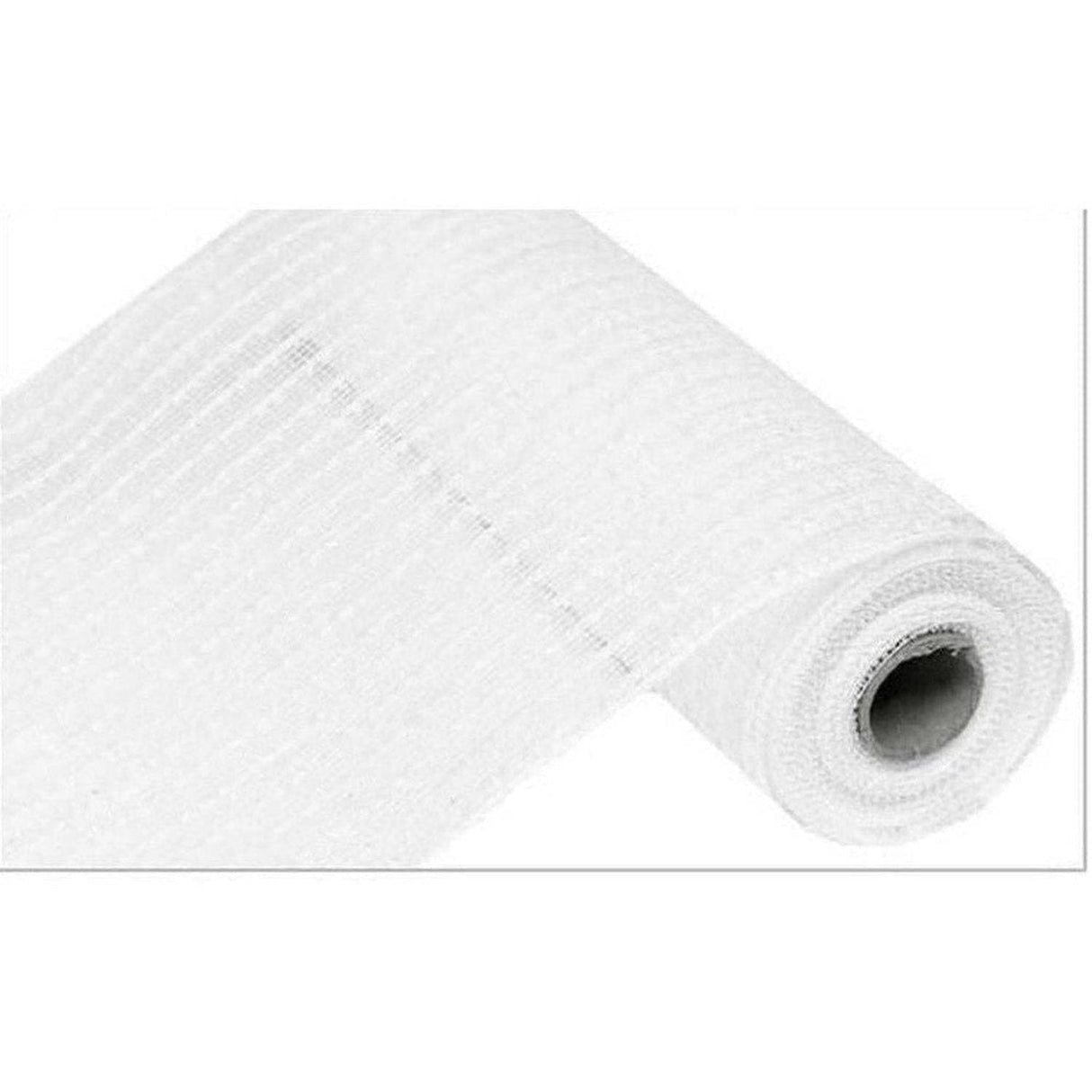 10" Snowdrift Deco Mesh: White (10 Yards)