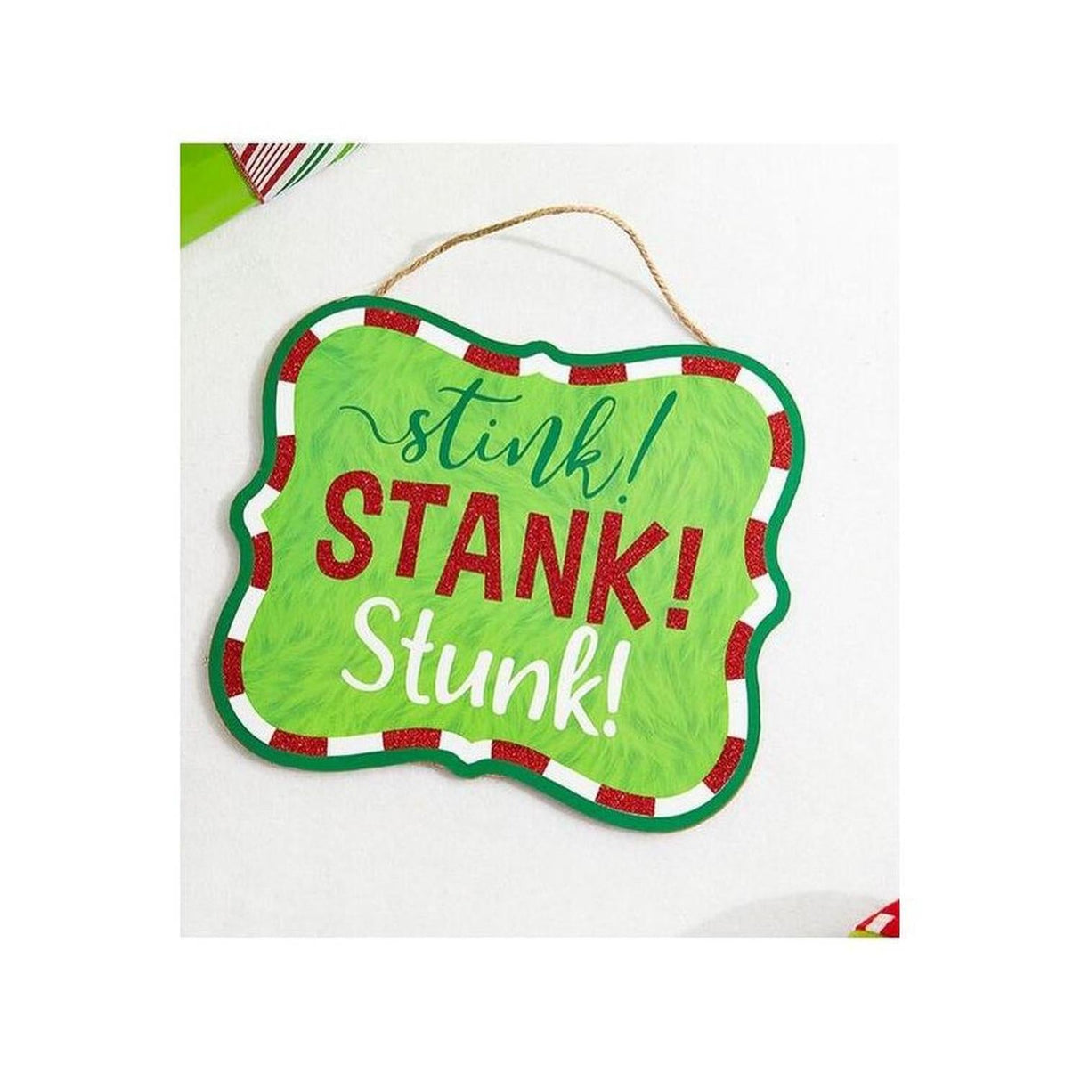 10" Wooden Sign: Stink Stank Stunk
