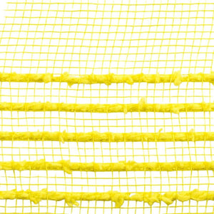 10.25" Drift Border Mesh Ribbon: Yellow (10 Yards)