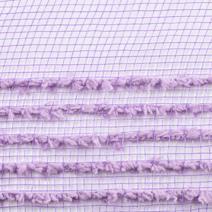 10.5" Drift Wide Border Deco Mesh Ribbon: Lavender (10 Yards)