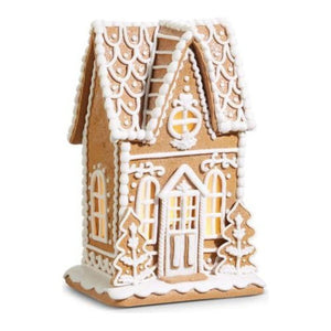 10.5" Lighted Gingerbread House