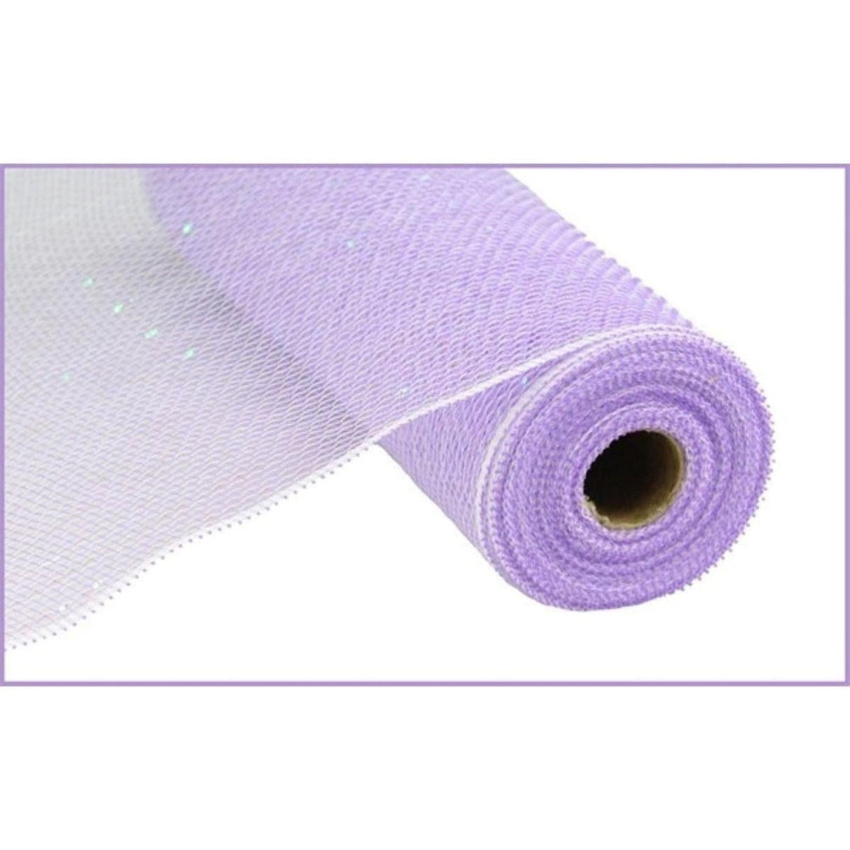 10.5" Poly Mesh Roll Ribbon: Iridescent Lavender
