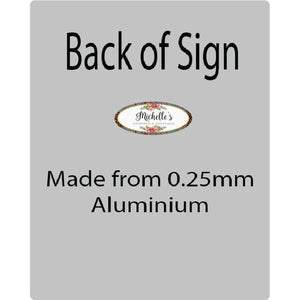 10in Waterproof Sign: Spring Easter Baby Highland Cow