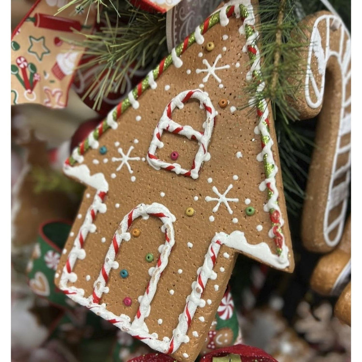 11" Gingerbread House Ornament