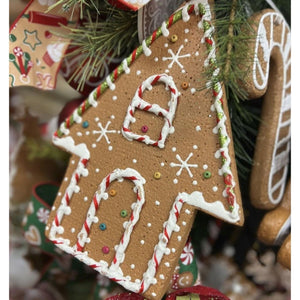 11" Gingerbread House Ornament