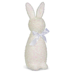 12" Iridescent Flocked Bunny