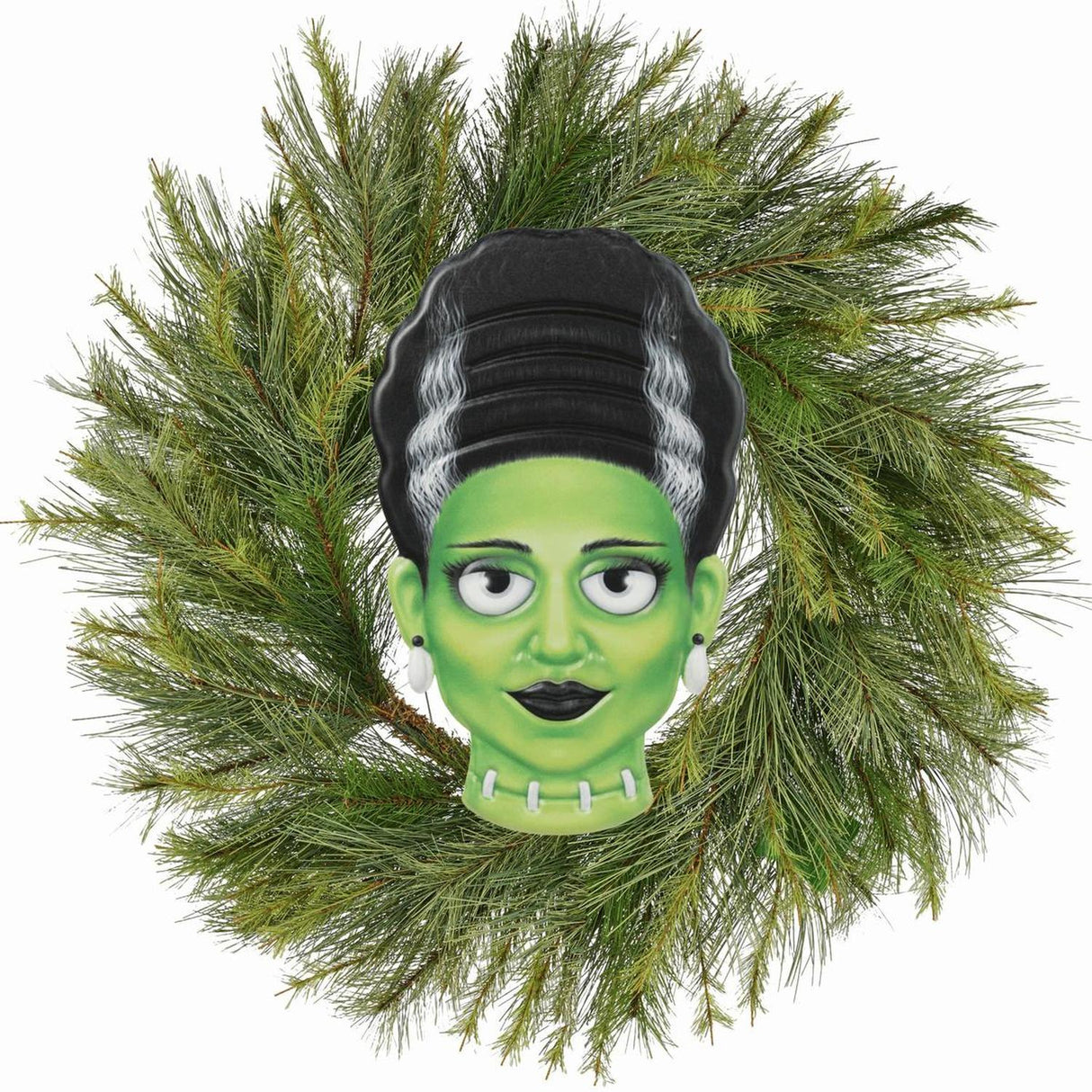 12" Metal Embossed Sign: Mrs. Frankenstein (Green)