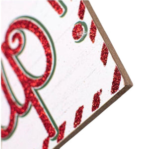 12" Wooden Sign: Gingerbread Oh Snap