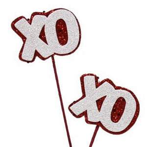 15" Glitter XOXO Pick (2 Asst)