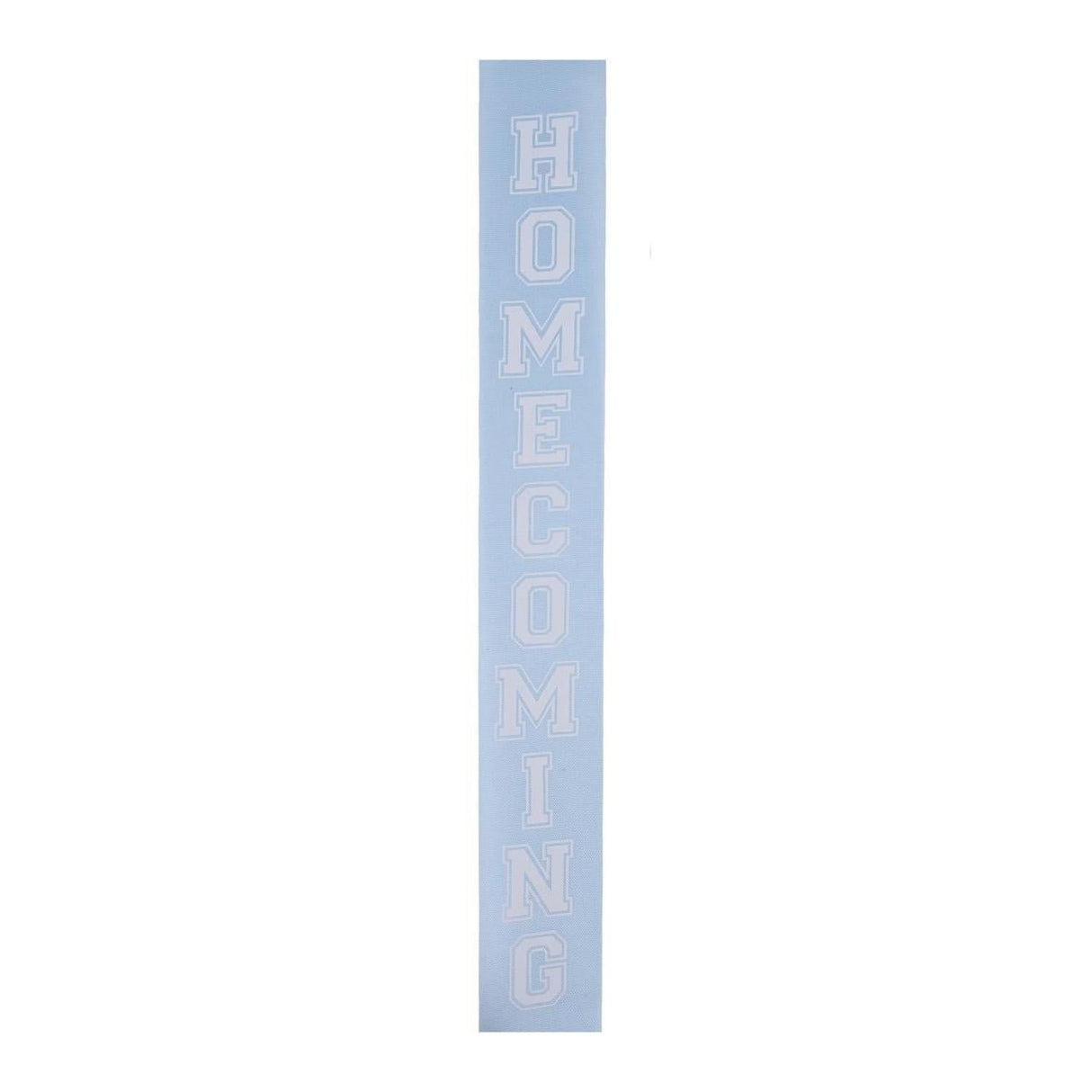 1.5" Homecoming Ribbon: Light Blue/White (100 Feet)