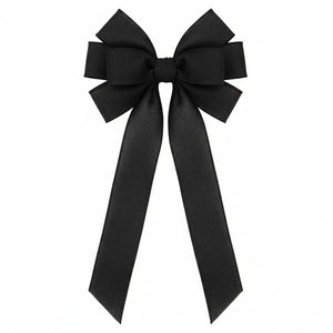 1.5" Royal Canvas Ribbon: Black (10 Yards)
