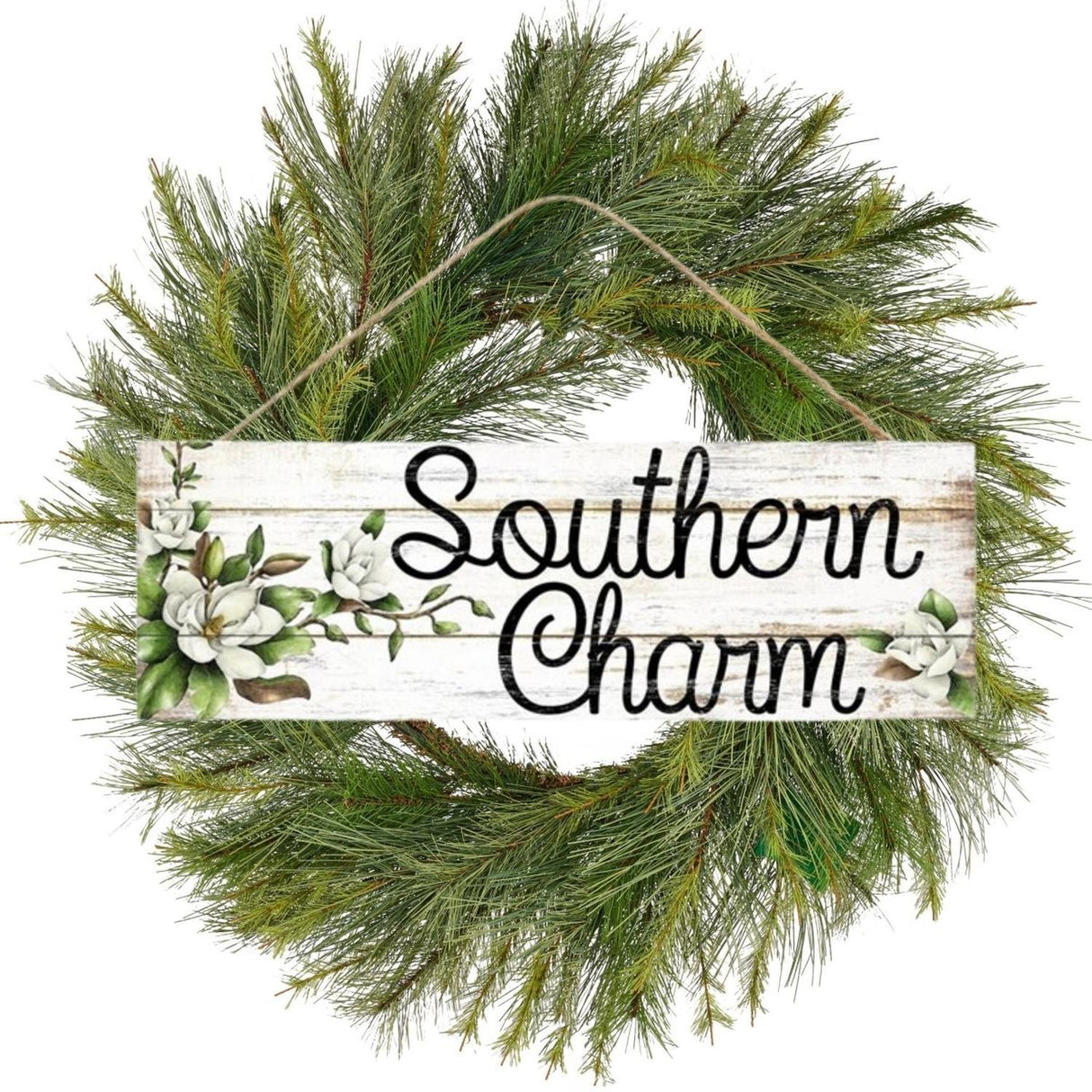 15" Wood Sign: Southern Charm