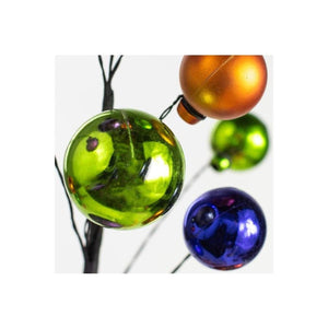 16" Ornament Ball Pick: Orange, Purple, Green