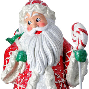 18" Resin Candylicious Santa Red/Green