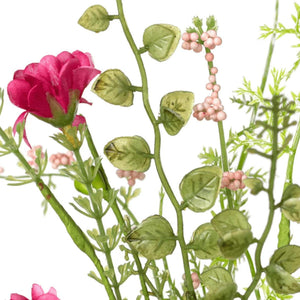 18" Wild Flower Filler Pick: Pink
