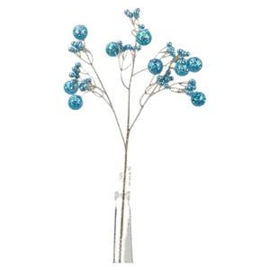23" Glitter Ball Spray: Blue