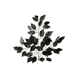 23" Silk Ficus Spray: Black (Set of 12)