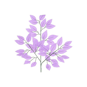 23" Silk Ficus Spray: Lavender (Set of 12)