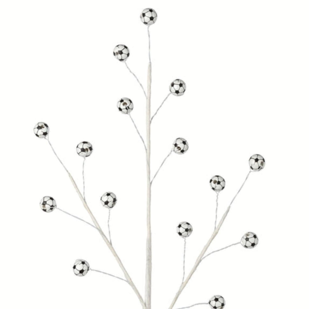 23" Wood Bead Sports Ball Spray: Soccer