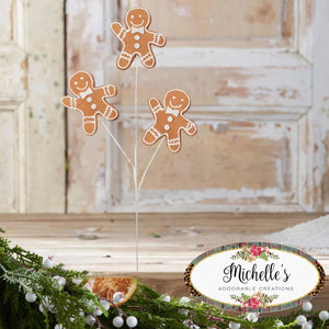24" Gingerbread Cookie Spray