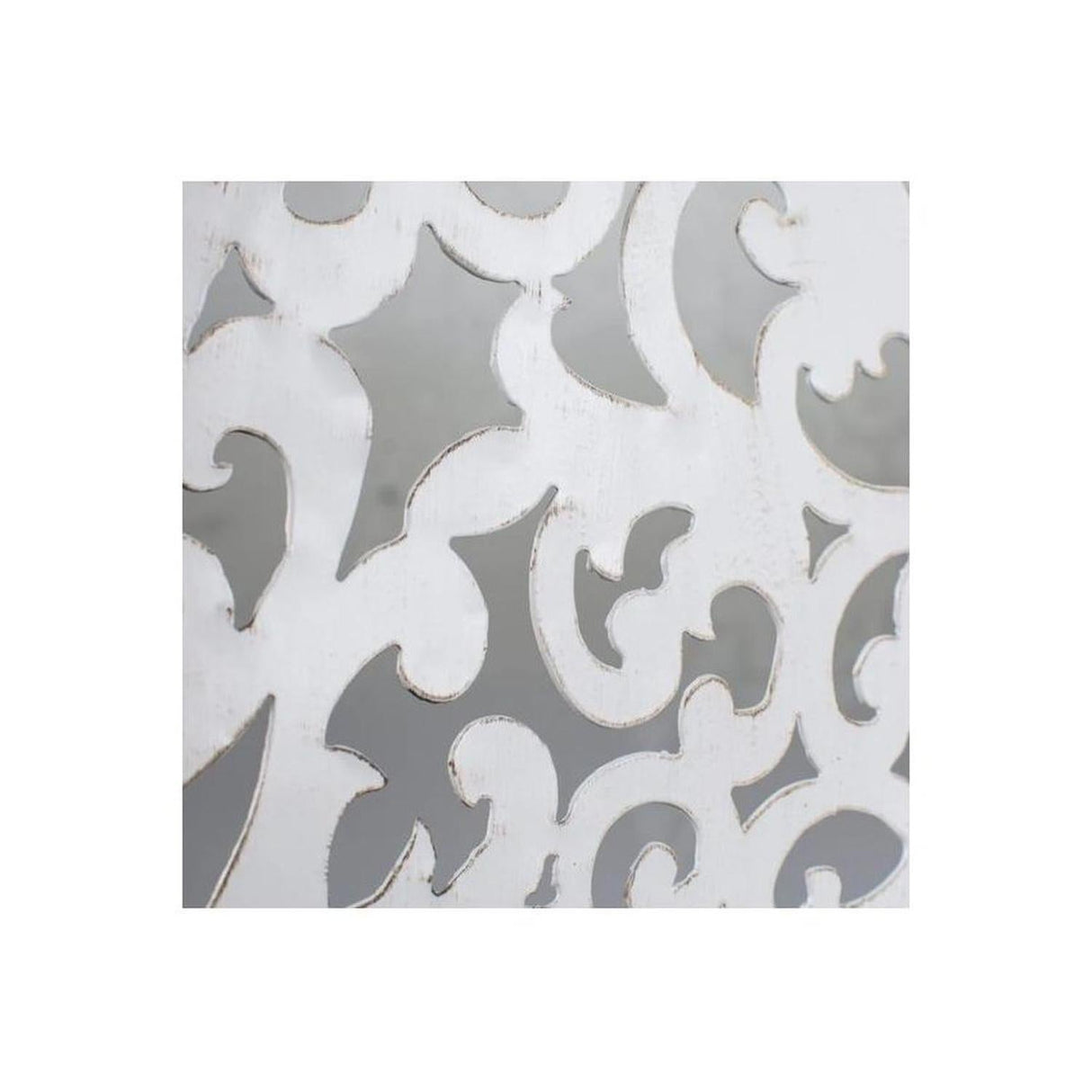 24" Metal Filigree Angel Wings: Antique Cream