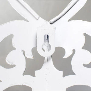 24" Metal Filigree Angel Wings: Red