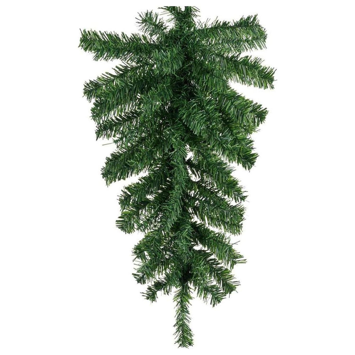 24" Pine Teardrop Swag, 55 Tips: Two-Tone Green