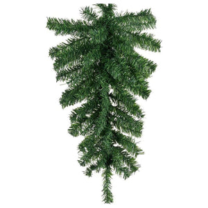 24" Pine Teardrop Swag, 55 Tips: Two-Tone Green