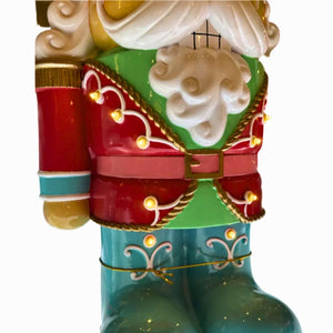 24" Retro Pastel LED Nutcracker