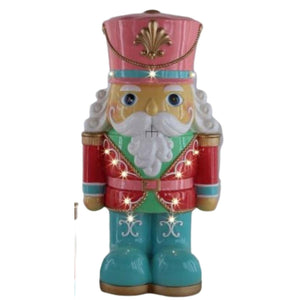 24" Retro Pastel LED Nutcracker