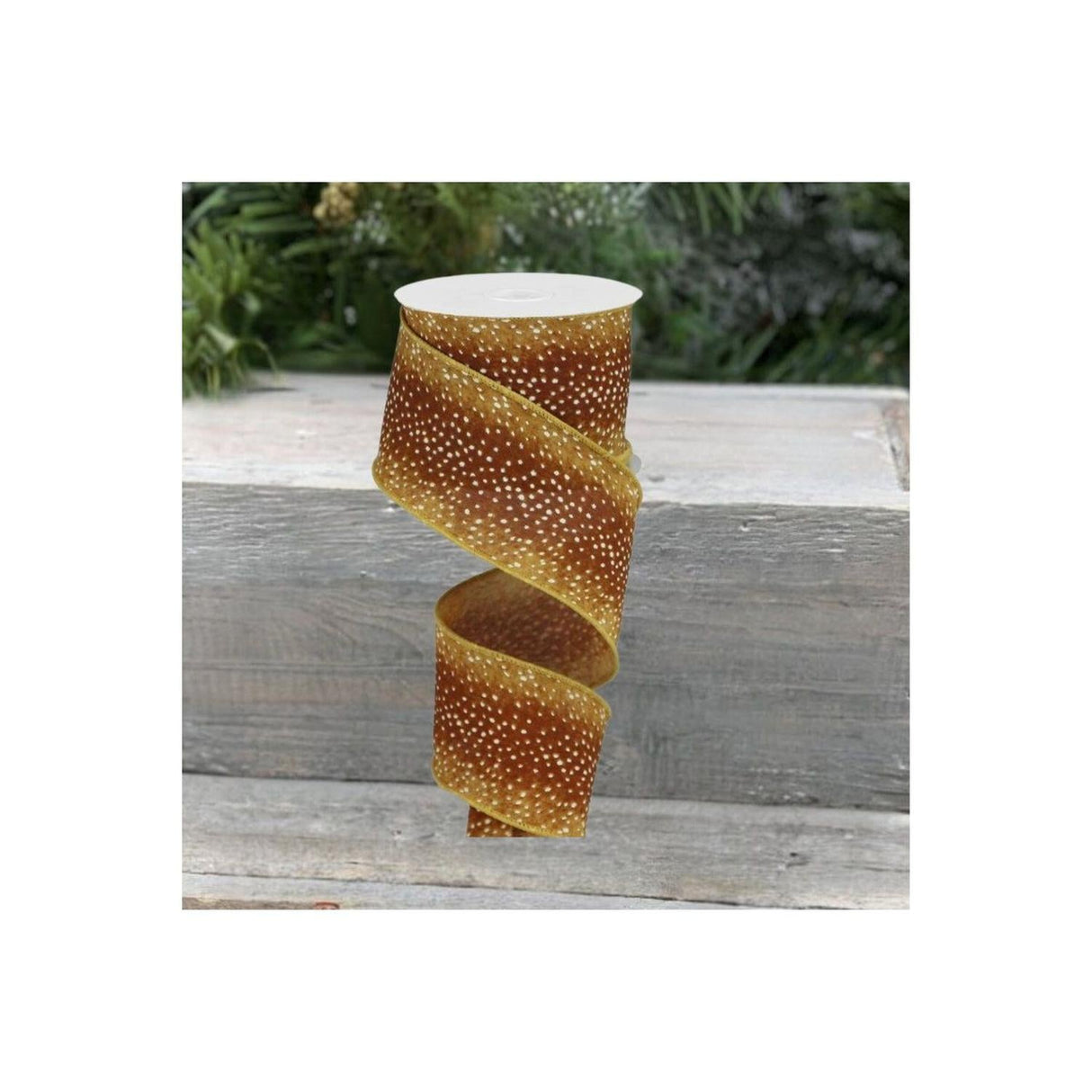 2.5" Faux Deer Fur Ribbon (10 Yards)
