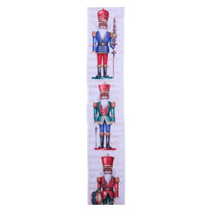 2.5" LS Nutcracker Ribbon: White (10 Yards)