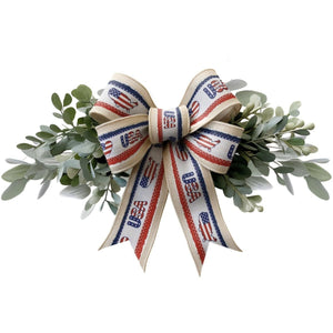 2.5" Pattern USA Drift Ribbon: Red, White, Blue (10 Yards)