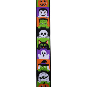 2.5" Peek A Boo Ribbon: White (10 Yards)