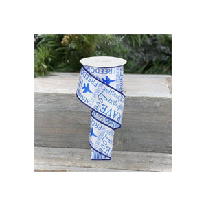 2.5" United States Air Force Ribbon: White (10 Yards)
