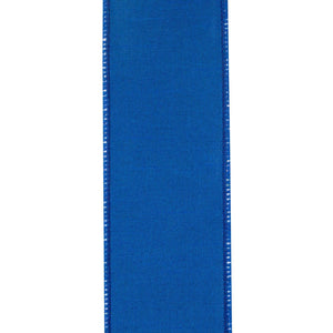 2.5in Terra Cotta Ceramics Chinoiserie Ribbon: Blue (10 Yards)