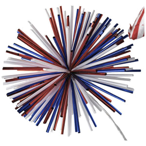 28" Patriotic Fabric Stars Starburst Spray