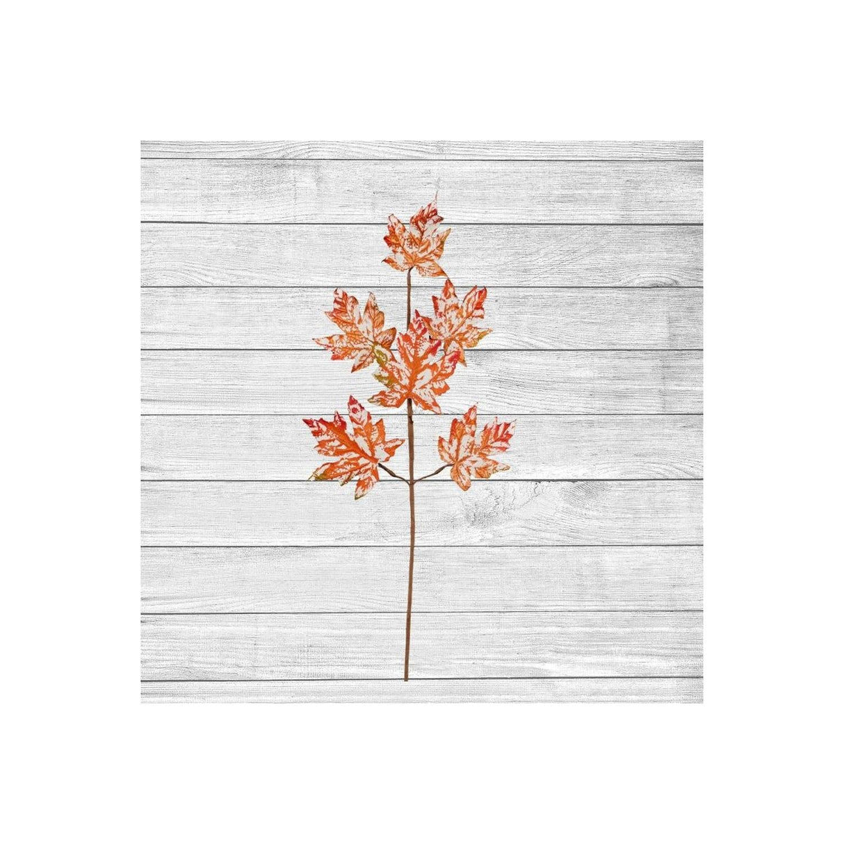 29" Glitter Maple Leaf Spray