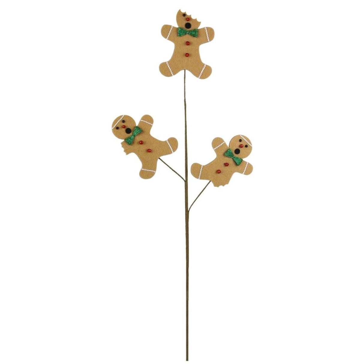 30" Bitten Gingerbread Men Pick