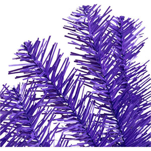 30" Pine Teardrop Swag, 70 Tips: Purple