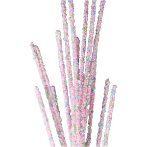 30" Pink Miniature Bead Grass Spray