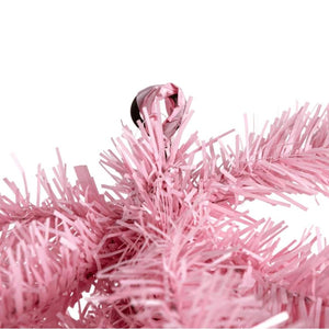 32" Pink Pine Christmas Teardrop, Unlit