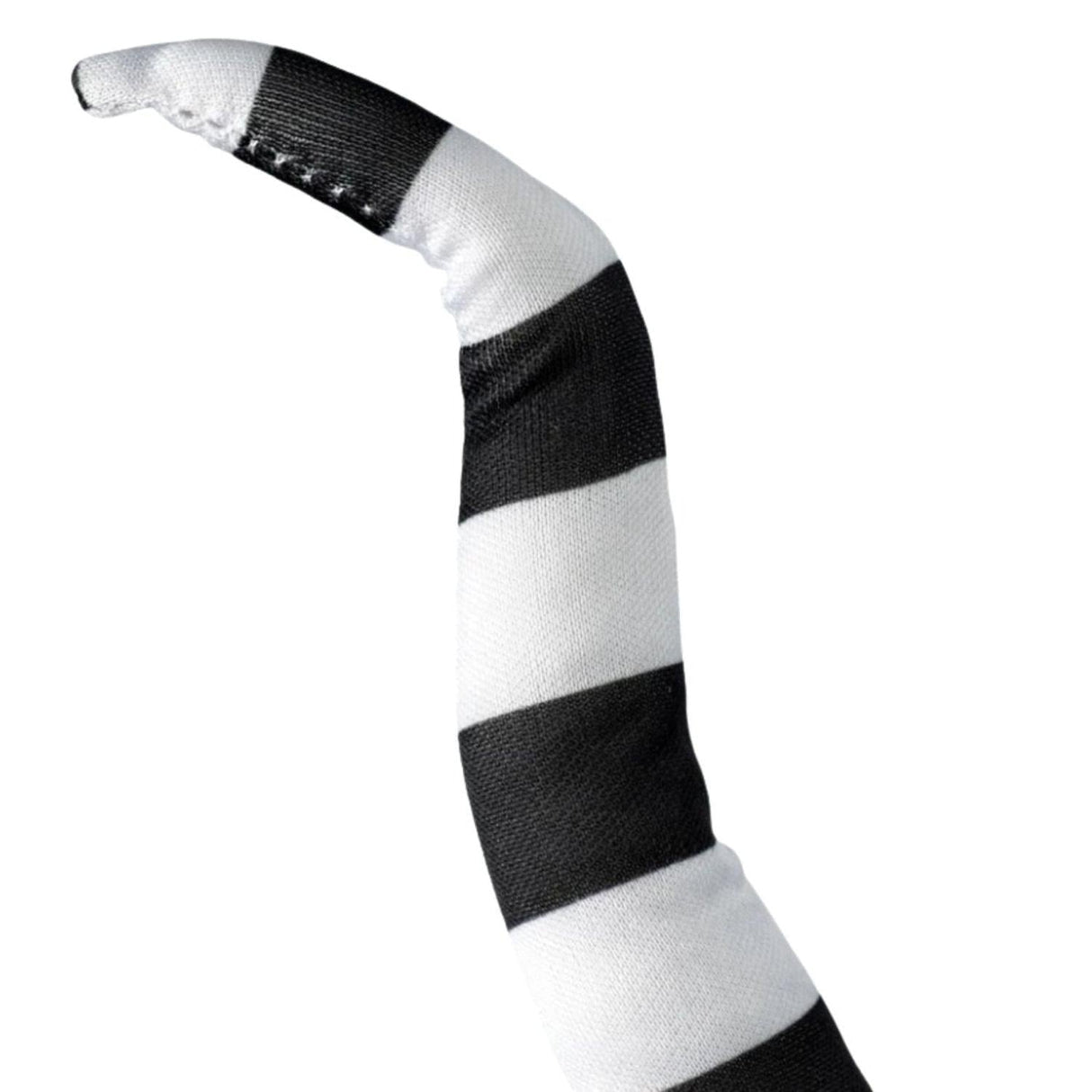 34" Stripe Horn Spray: Black & White