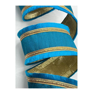 4" Festival Fringe Ribbon: Turquoise (10 Yards)