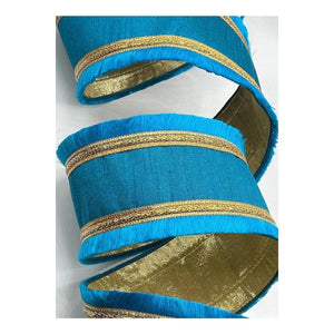 4" Festival Fringe Ribbon: Turquoise (10 Yards)