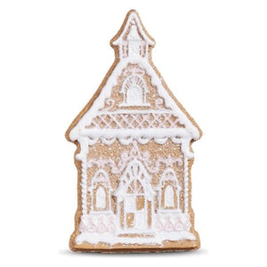 4" Gingerbread Church Ornament