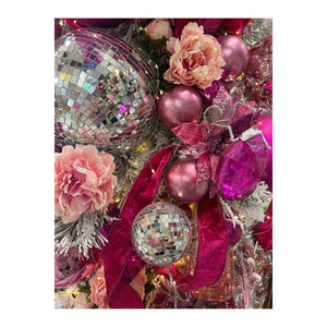 4" Mosiac Mirror Ball Ornament