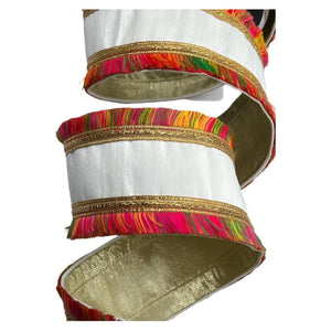 4" Multi Festival Fringe Ribbon: Multi (10 Yards)