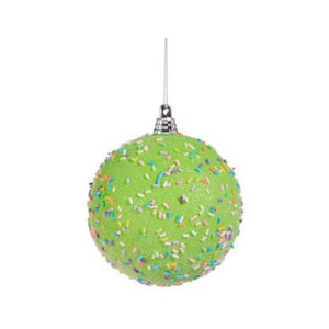 4" Sprinkled Ball Ornament